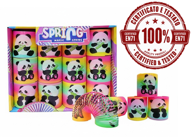 MAGIC RAINBOW SPRING (Panda) Multicolorata 6,5×6,5cm – In Box Singolo In espo da 12pz…x480